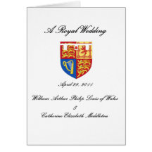 A Royal Wedding Cards