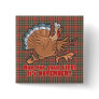a run for life funny turkey pinback buttons