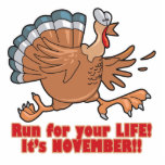 a run for life funny turkey photo sculptures