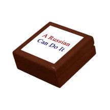 A Russian Can Do It Keepsake Boxes