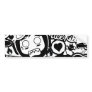 A.S.D Pattern Bumper Stickers