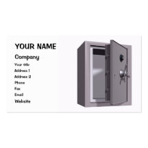 A 'safe' business card template