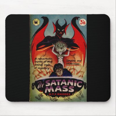 A Satanic Mass! Mouse Pads by spyderfyngers