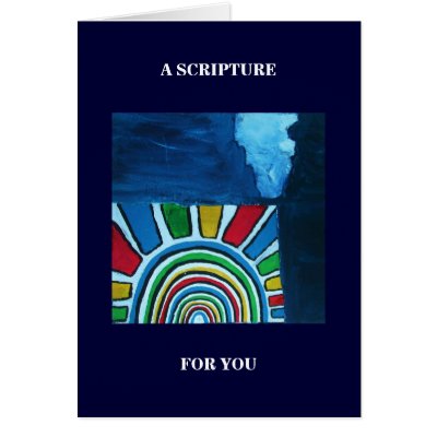 A SCRIPTURE FOR YOU GREETING CARD by knud312