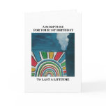 A SCRIPTURE FOR YOUR 1st BIRTHDAY Card