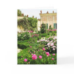 A Serene Formal Rose Garden Greeting Card