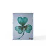A shamrock for your lucky wish! cards