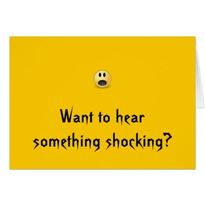 A SHOCKING CONCEPT - card by Horseshoes3