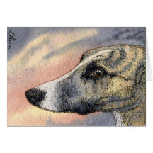 A Shy, Handsome Hound CARD