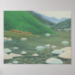 A Silent Corner in Moutains Print