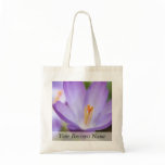 A Single Crocus Flower Bag