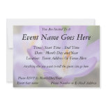 A Single Crocus Flower Personalized Invitations