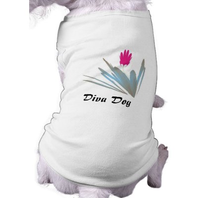 A single flower is so powerful gift items dog shirt by cleosclassics