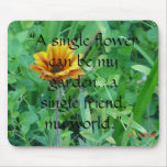 A single flower mousepads