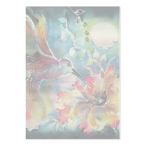 A Single Hummingbird Business Card Template