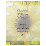 A Single Lemon Yellow Sunflower flyers