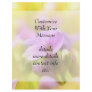 A Single Purple Rock Cress Flower Custom Flyer