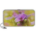 A Single Purple Rock Cress Flower Notebook Speakers