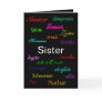 "A Sister's Birthday" Card - Customisable