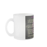 A sister's love - frosted glass mug