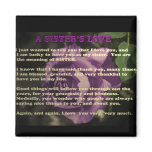 A sister's love - magnet