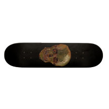 A Skull by Vincent van Gogh Skate Board Decks