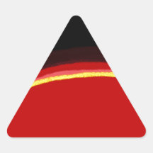 a Slice of Colours Triangle Sticker