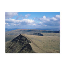 A sloping sandstone escarpment of Brecon Beacons, Post Cards