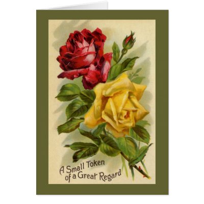 A Small Token Cards by vintagegiftmall