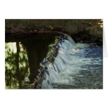 A Small Waterfall Step Greeting Card