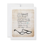 a smart person... invitations