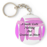 A Smile Costs Nothing keychains