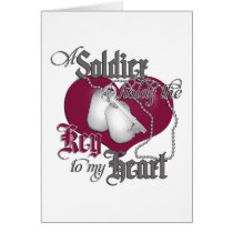 A Soldier holds the key to my Heart Card