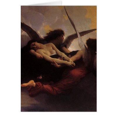 A Soul Brought to Heaven by Bouguereau Card by MasterpieceCafe