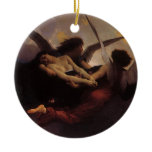 A Soul Brought to Heaven by Bouguereau Christmas Ornaments