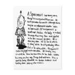 A Spaceman Postcard
