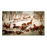 A Spill Out on the Snow Christmas Gift Tags business cards