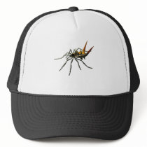 A spined orb-weaving spider trucker hats