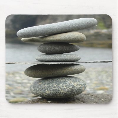 A Stack of Rocks Mouse Pad by maboles