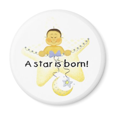 A Star is Born Asian Refrigerator Magnet by new_baby