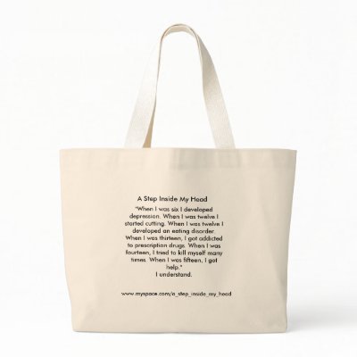 A Step Inside My Head "My Story" Bag by astepinsidemyhead