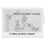A sticky situation indeed... cards