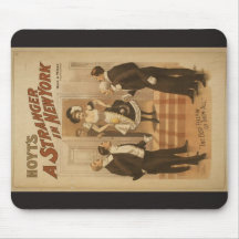 A Stranger in New York Mouse Pads