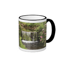 A Stream And Waterfall In Dartmoor National Park Coffee Mug