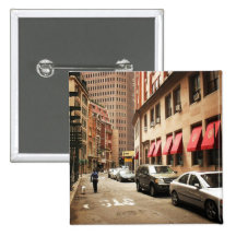 A Street Scene in the Financial District Pins