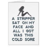 A Stripper Sat On My Face cards