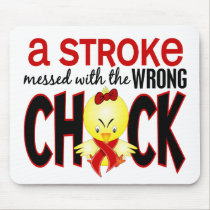 A Stroke Messed With The Wrong Chick mousepads