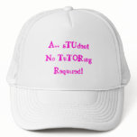 A++ Student No Tutoring Required White Hat