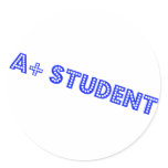 A+ Student stickers