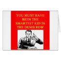 a stupid  insult cards
